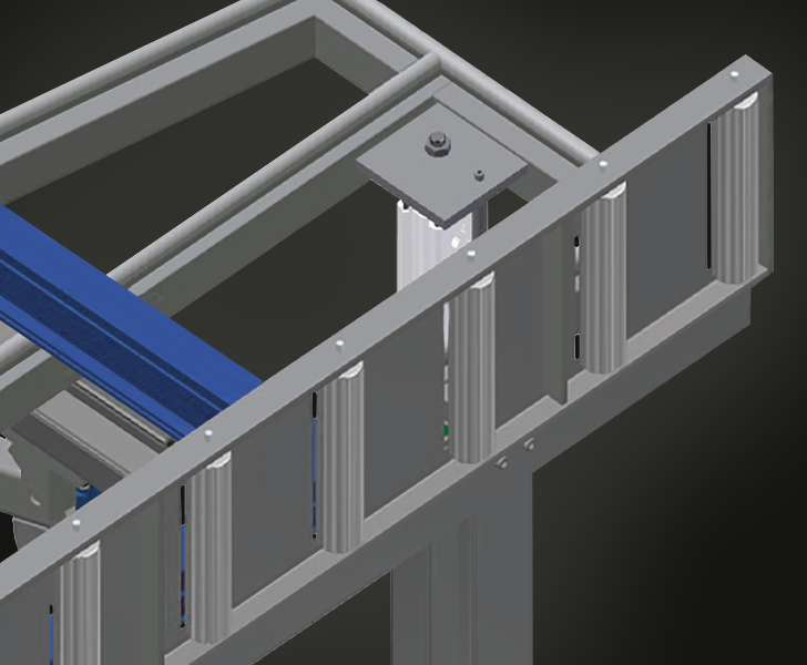 Pvc KTH 4000 Support à rouleaux Someco